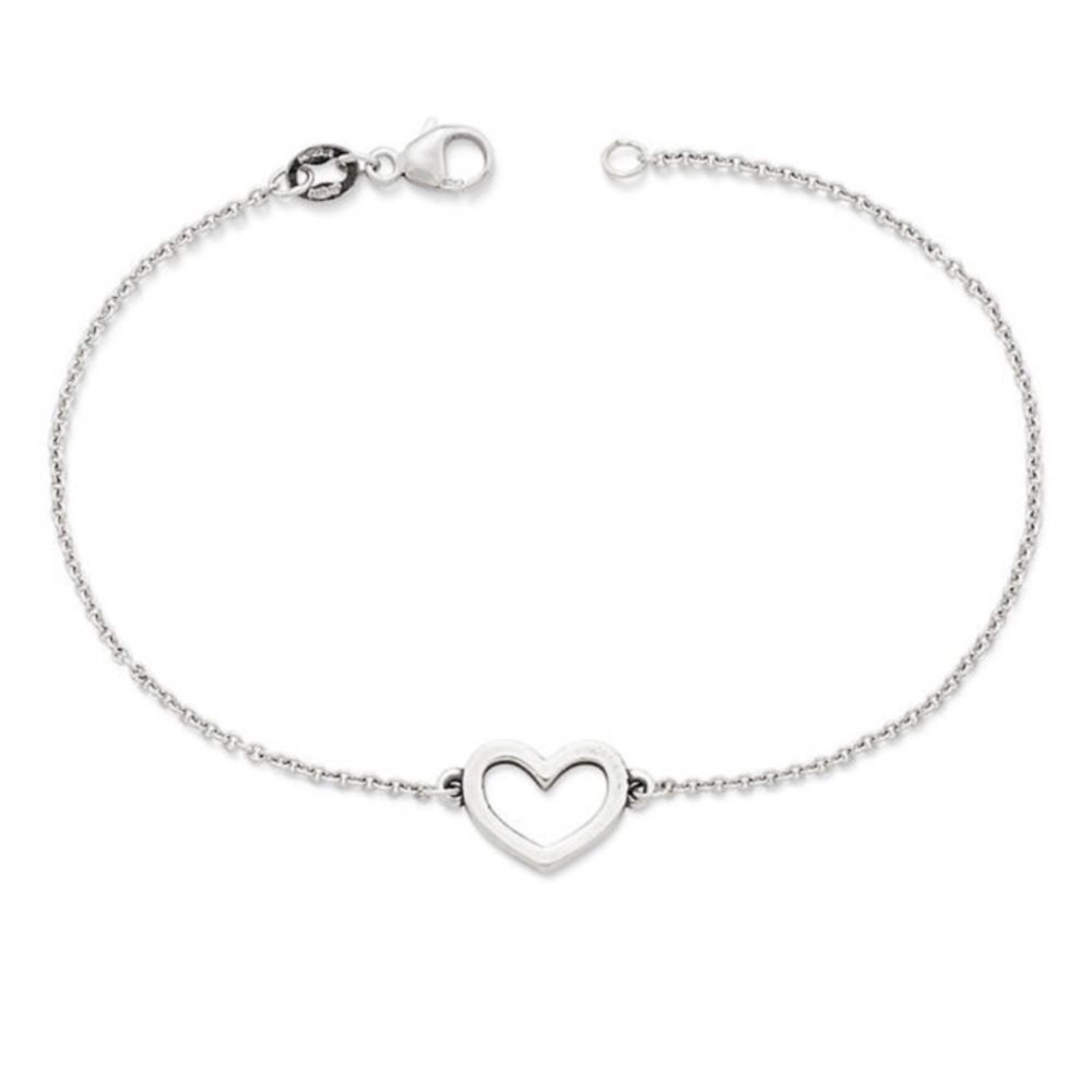 James Avery petite heart link bracelet